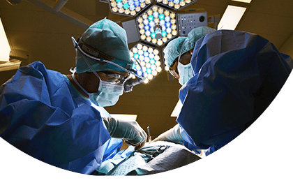 Surgery with two clinicians