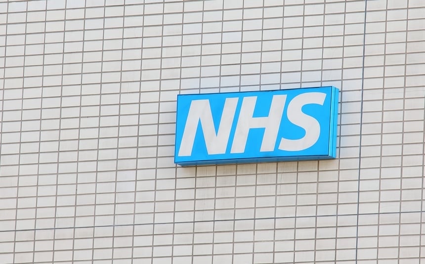 building with an NHS sign on the front